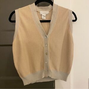 Vintage sweater vest top